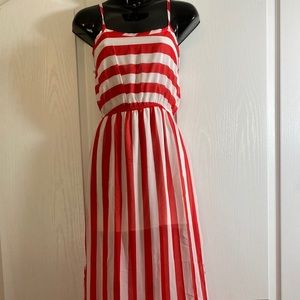 SHASA MAXI SHEER DRESS NWT